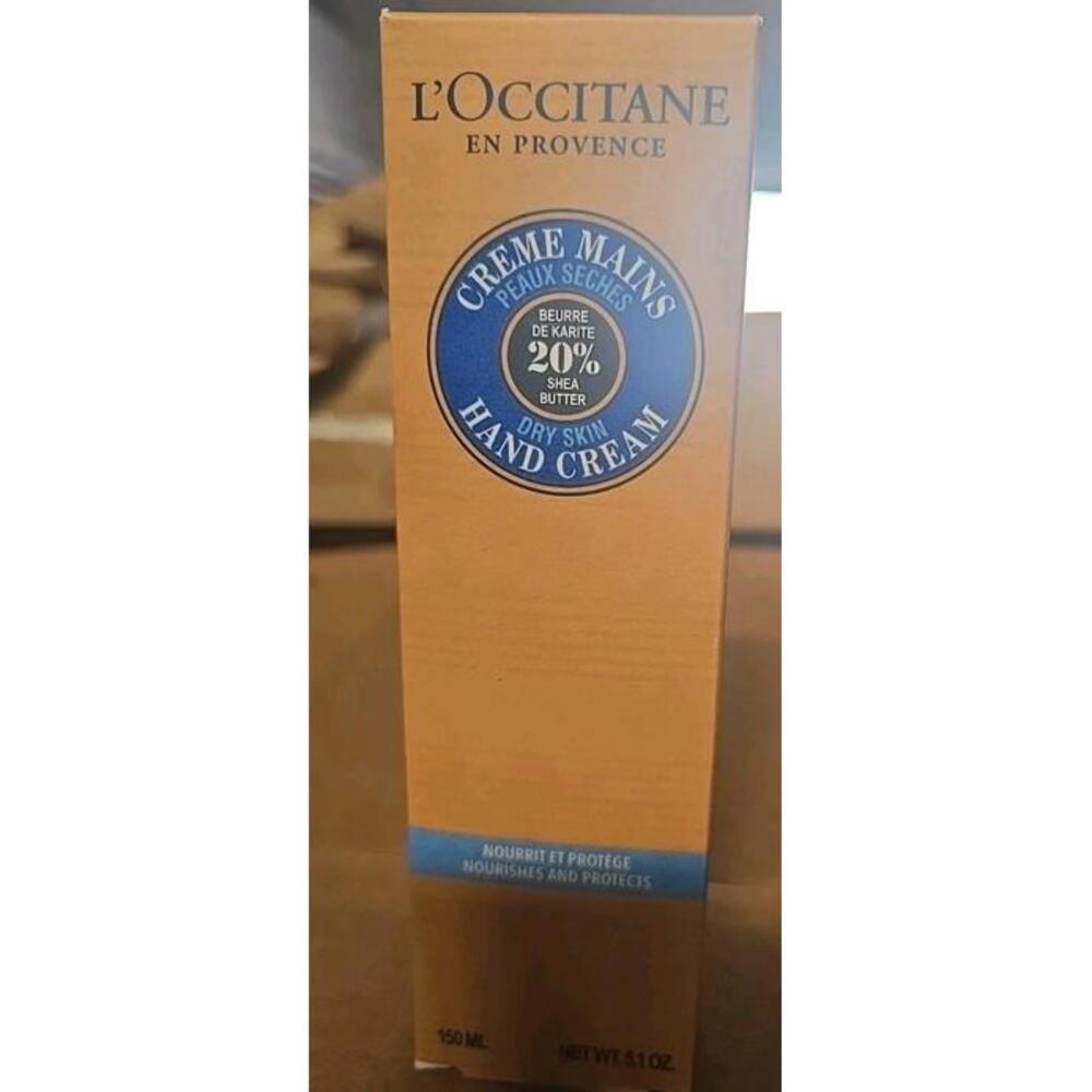 L'OCCITANE Dry Skin Hand Cream with 20% Shea Butter 150ml/5.1oz NIB